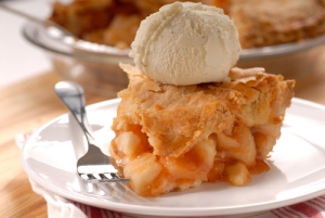 Apple Pie with ice-cream 