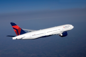 Delta Airlines 777 in-flight