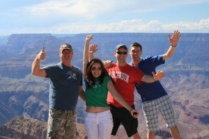 Loving the Grand Canyon family style!