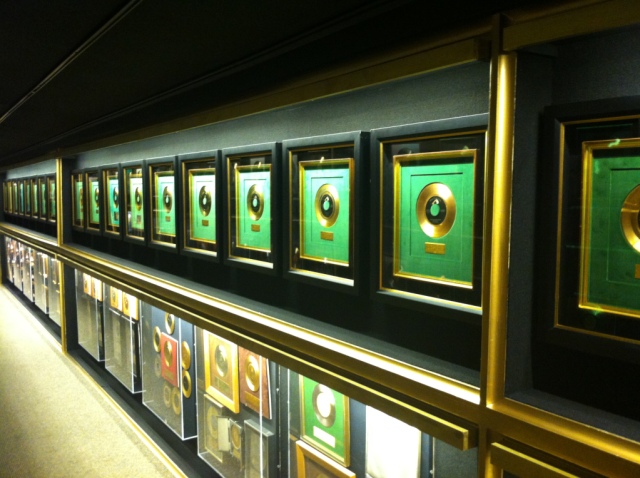 One of countless Gold Record awards lining the hallways - Photo credit Jason Dutton-Smith
