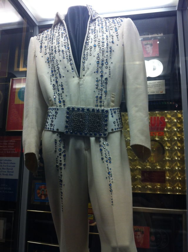 One of the many Elvis Presley costumes on display - Photo credit Jason Dutton-Smith
