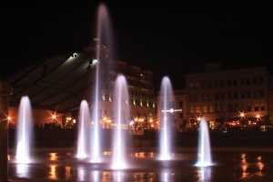 Wausau 400 Block Fountains - Image courtesy of Wausau Convention and Visitors Bureau