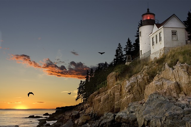 Maine lighthouse.