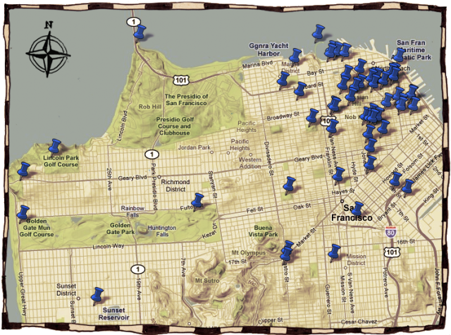 Tales of the City locations