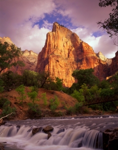 Zion National Park - Virgin River and Court of the Patriarchs